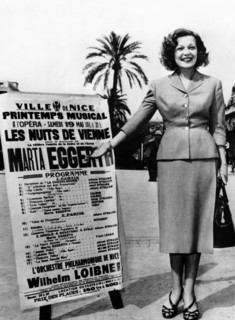Martha EGGERTH, Nice, 1951