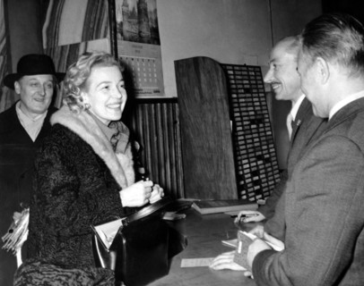 Martha EGGERTH in Warsaw 1958