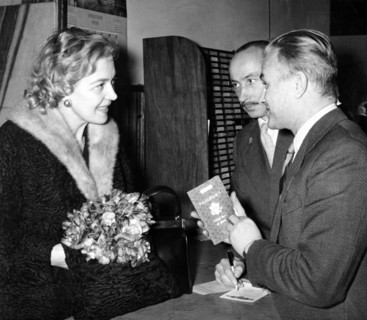 Martha EGGERTH in Warsaw 1958