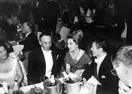 Jan KIEPURA, Martha EGGERTH, Rudolf PLATTE, Georgia LIND, press ball Berlin 1965