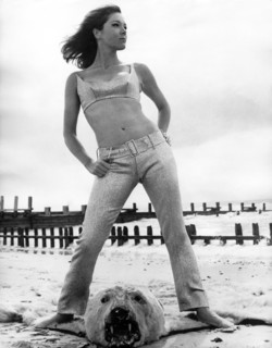 Diana RIGG in the Avengers costume, 1965