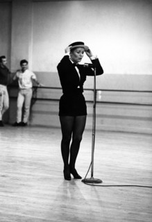 Debbie REYNOLDS during a rehearsal