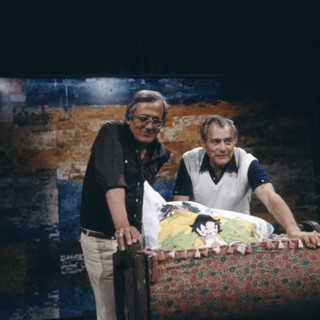 Dieter HILDEBRANDT and Sammy DRECHSEL in "Windshield Wiper"