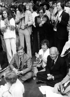 Garden party of Federal Chancellor SCHMIDT 1976