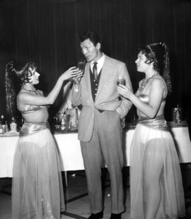 Jack PALANCE at the Foreign Press Club in Rome, 1960