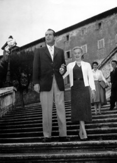 Fred MACMURRAY and June HAVER, Rome 1957
