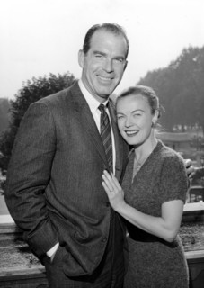 Fred MACMURRAY and June HAVER, London 1958