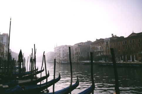 Le Grand Canal à Venise.
