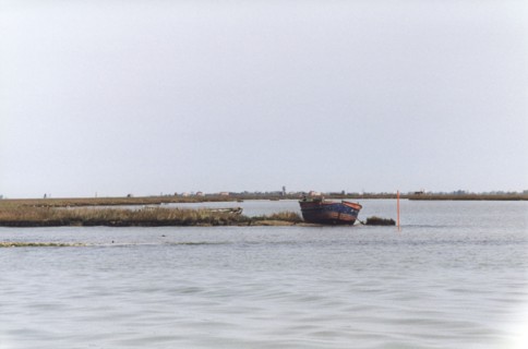 La lagune de Venise à Murano.