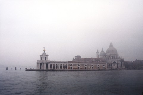 Santa Maria della Salute church, in Venice and Punta della Dogana