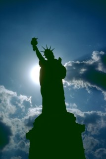 Vue de la statue de la Liberté