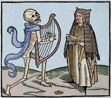 Dance of Death. Allegory of universality of the death.