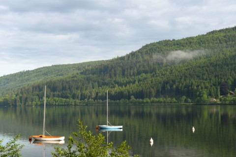 Early morning at Lac du Gerardmer, France