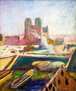 Henri Matisse (Le Cateau-cambresis (FR), 1869 - Nice (FR) 1954)
Notre Dame, c 1900
oil on canvas
