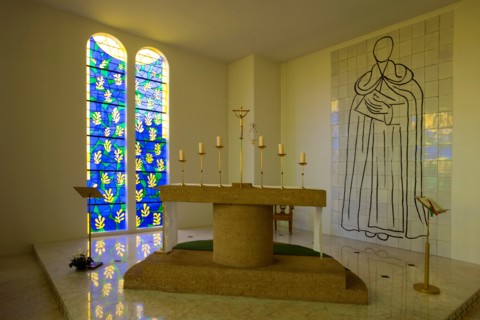 Frankreich, Cote d Azur, Vence, Chapelle du Rosaire eines der bedeutensten Werke von Henri Matisse