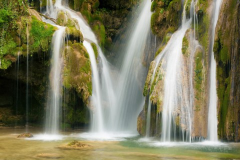 Cascade of Tufs,  Arbois, Jura, Franche-ComtÃ©, France