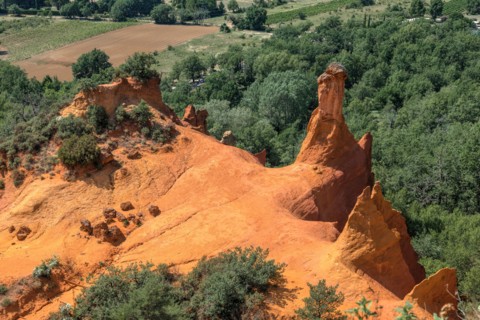 French Colorado, Rustrel, Vaucluse, Provence, France, Europe