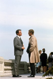 Robert Vaughn, Steve McQueen, "Bullitt" (1968) Warner Bros.-Seven Arts 
File Reference # 33848-653THA
