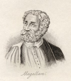 Ferdinand Magellan 1480 1521 Portuguese maritime explorer From the book Crabb s Historical Dictionary published 1825