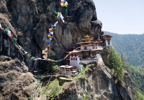 Tiger's Nest monastery near Paro in the Himalayan kingdom of Bhutan