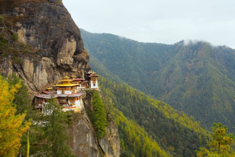 Taktshang (Tiger's Nest) Monastery, Bhutan, Asia