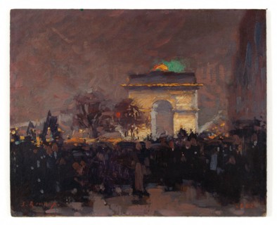 Renoux, Installation des cendres du soldat inconnu sous l'Arc de Triomphe de l'Etoile