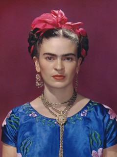 Frida Kahlo de Rivera (1907-1954), famous Mexican painter