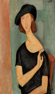 58 Amedeo Modigliani - Portrait de Jeanne Hébuterne (au Chapeau)