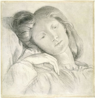 Rossetti  Dante Gabriel - Portrait of Elizabeth Siddal 4
