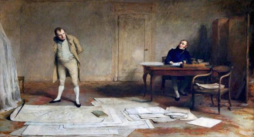 Orchardson  William Quiller - St Helena  1816 - Napoleon Dictating to Count Las Cases the Account of His Campaigns