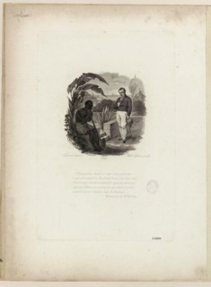 The Emperor said that it is yet / this poor human machine! [...] [Napoleon to St. Helena, looking at a colored slave]