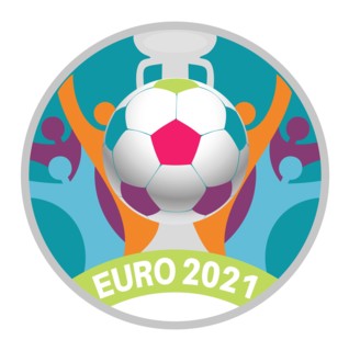 The Euro 2020 EURO European football championship was canceled and will now be played in 2021 - vector Illustration