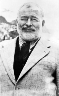 ERNEST HEMINGWAY  (1899-1961) American author and journalist
