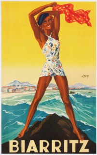 Vintage Travel Biarritz