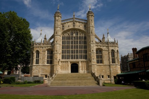 Saint George's Chapel West Door entrance Windsor Castle