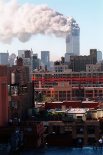 World Trade Center, New York City terrorist attack, September 11, 2001.