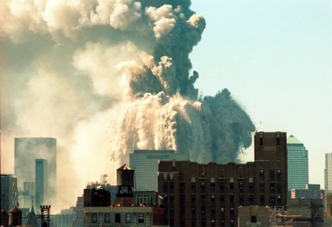 World Trade Center, New York City terrorist attack, September 11, 2001.