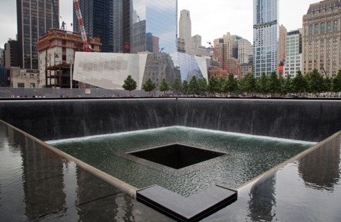 New York, NY - The 9/11 Memorial, commemorating the September 11, 2001 attacks on the World Trade Center and the Pentagon.