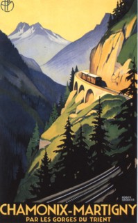 1930s France Winter Sports Poster