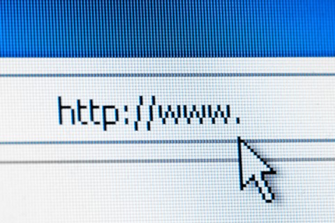 Searching on the internet concept