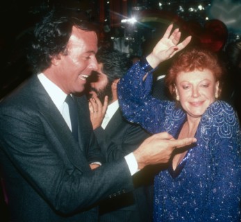 Julio Iglesias Regine 1992 Photo By John BarrettPHOTOlink.net