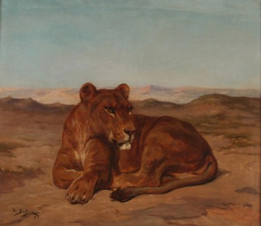 Lioness by Rosa Bonheur 1879