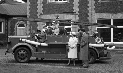 Royal family at Sandringham, Queen Elizabeth II, Duke of Edinburgh, Prince Charles, Princess Diana, Prince William abd Prince Harry.