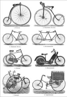 Historical bicycles, 19th century