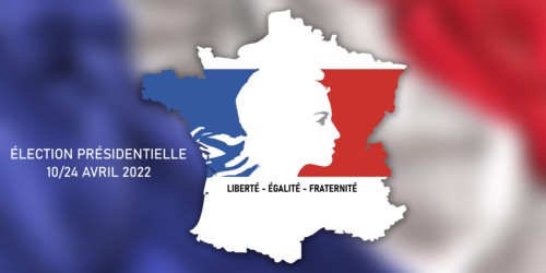 Presidential election France 2022 - Vote of April 10 and 24, 2022 - Banner design