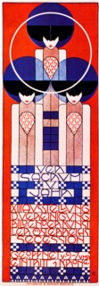 Ver Sacrum 1903 poster by Kolo Moser for the 13th exhibition of the Vienna Secession artists staged by their magazine
