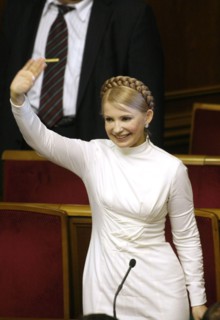 Dec 18, 2007 - Kiev, Ukraine - Ukraine's parliament has narrowly voted in favour of making YULIA TYMOSHENKO, a leader of the 2004 Orange Revolution, prime minister for the second time. Ms Tymoshenko w...
