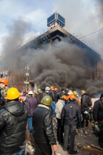 February 19, 2014 - Anti-government protests in Kiev, Ukraine.