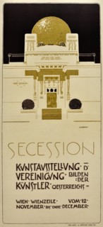 Poster for the second exhibition of the Vienna Secession 1898 Josheph Maria Olbrich 1867-1908 Austrian Austria