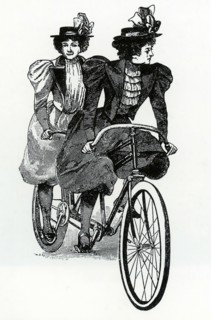BICYCLE  Tandem bike in 1894